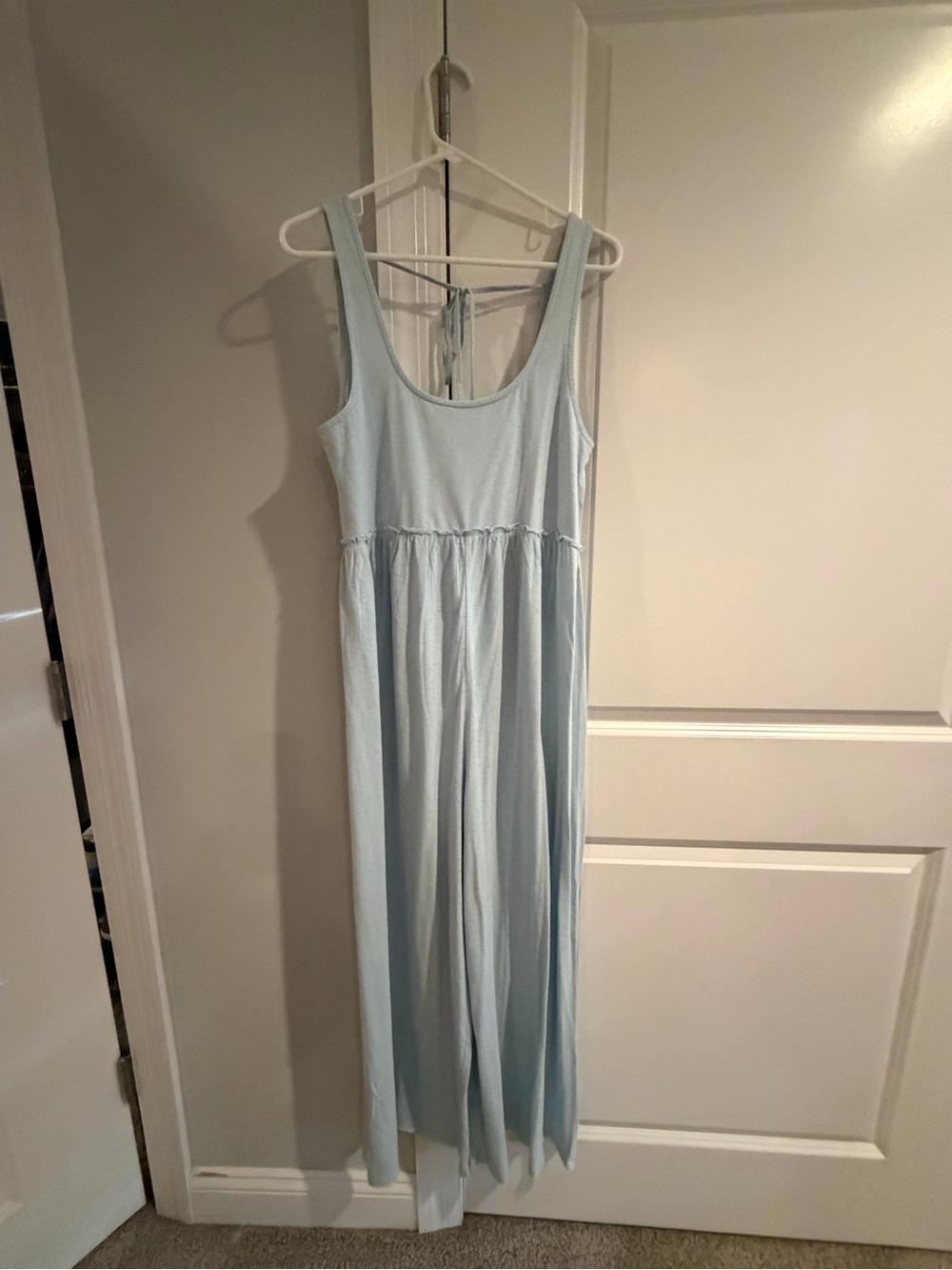 American Eagle Outfitters Pale Blue Sleeveless Jumpsuit